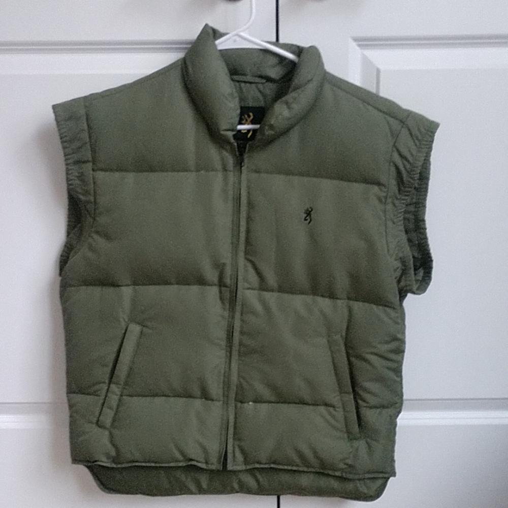 Browning vest puffer